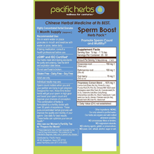 Pacific Herbs - Sperm Boost Herb Pack - 100 grams
