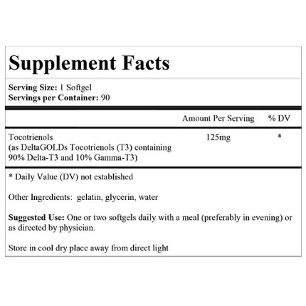 A C Grace - Unique E Tocotrienol (Tocopherol-Free) - 90 gels