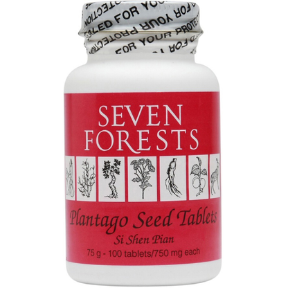 Seven Forests Plantago Seed Tablets 100 tabs