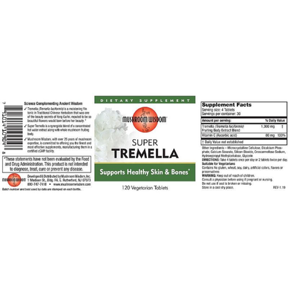 Mushroom Wisdom - Super Tremella - 120 vtabs