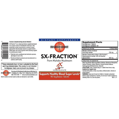 Mushroom Wisdom - SX-Fraction - 90 vtabs