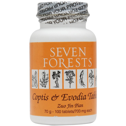 Seven Forests Coptis & Evodia Tablets 100 tabs