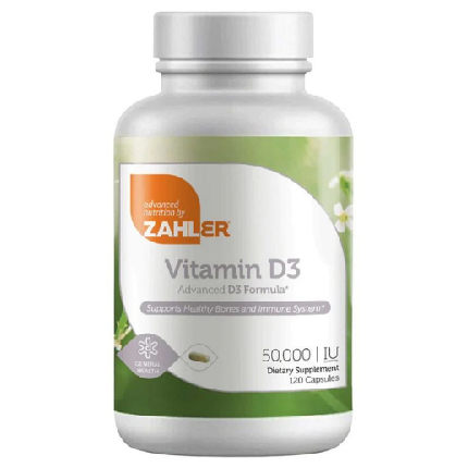 Zahler Vitamin D3 50,000 IU 120 caps