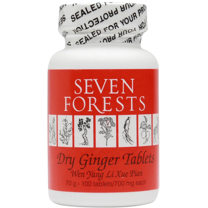 Seven Forests Dry Ginger Tablets 100 tabs