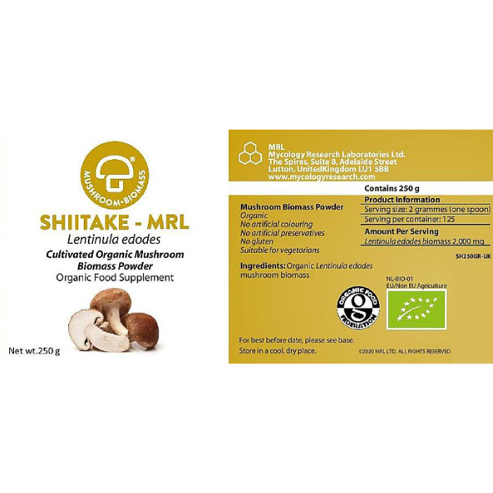MRL - Shiitake MRL - 250 grams