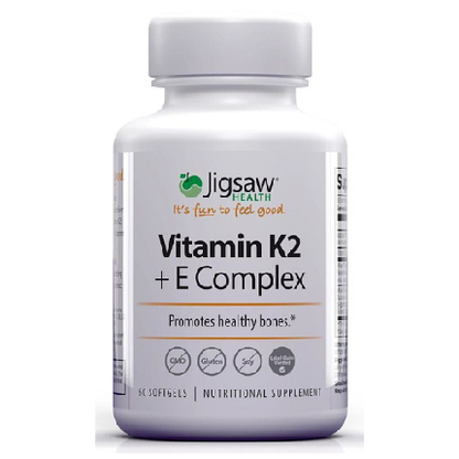 Jigsaw Health Vitamin K2 + E Complex 60 gels
