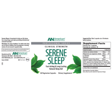 American Nutriceuticals - Serene Sleep - 60 caps