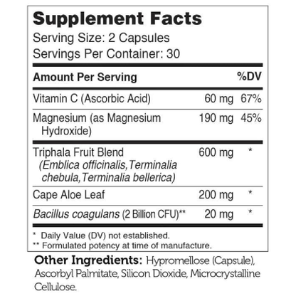 Zahler - ConstipAid - 60 caps