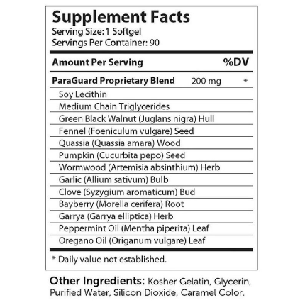 Zahler - ParaGuard (Intestinal Parasite Support) - 90 softgels