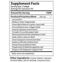 Zahler - ParaGuard (Intestinal Parasite Support) - 90 softgels