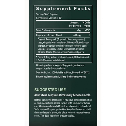 Gaia Herbs - Lactation Support - 60 lvcaps