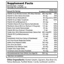Zahler - Mighty Mini Prenatal + DHA - 90 softgels