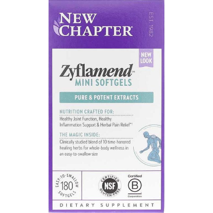 New Chapter Zyflamend Whole Body Mini Softgels 180 gels