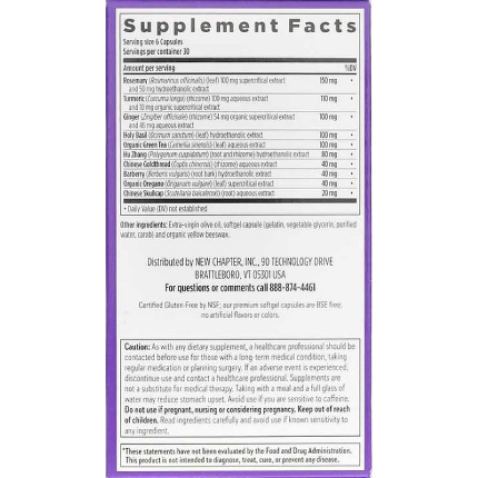 New Chapter - Zyflamend Whole Body Mini Softgels - 180 gels