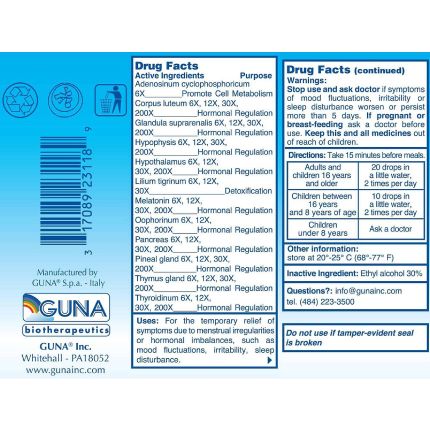 Guna Biotherapeutics - Female Balance - 1 oz