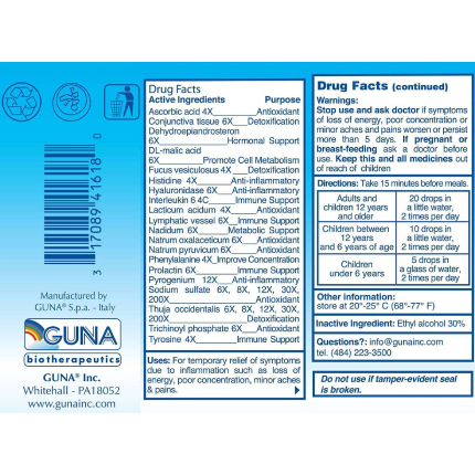 Guna Biotherapeutics - Matrix Detox - 1 oz