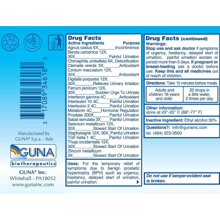 Guna Biotherapeutics - Prostate - 1 oz