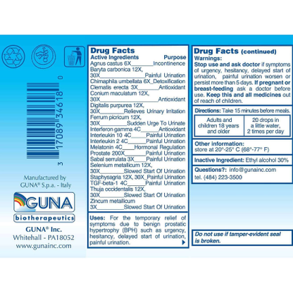 Guna Biotherapeutics - Prostate - 1 oz