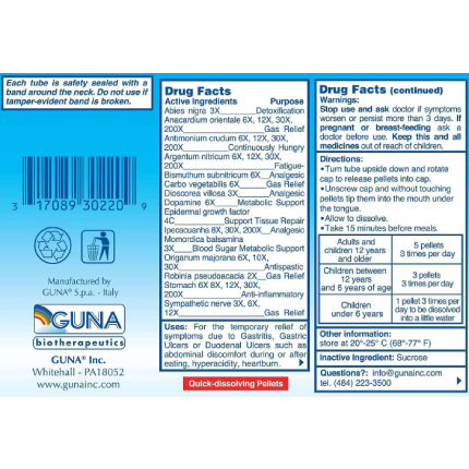 Guna Biotherapeutics - Stomach Plus - 2 tubes