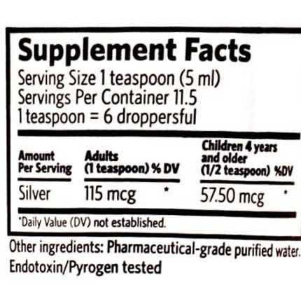 Argentyn 23 - Professional Colloidal Silver Hydrosol - 2 oz dropper