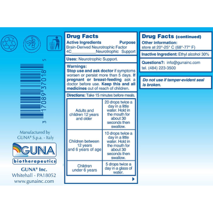 Guna Biotherapeutics - BDNF - 1 oz