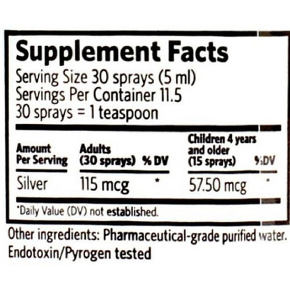 Argentyn 23 - Professional Colloidal Silver Hydrosol Fine Mist - 2 oz