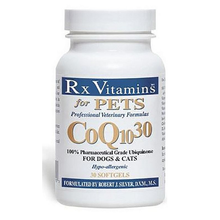 Rx Vitamins COQ10 30 for Dogs & Cats 30 softgels