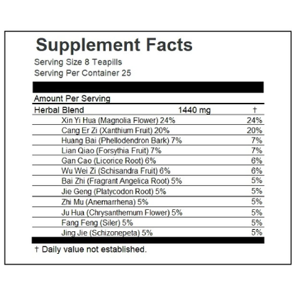 Jade Dragon - Bi Yan Wan (Cool Sinus) - 200 teapills