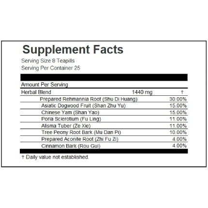 Jade Dragon - Jin Gui Shen Qi Wan (Golden Cabinet Kidney) - 200 teapills