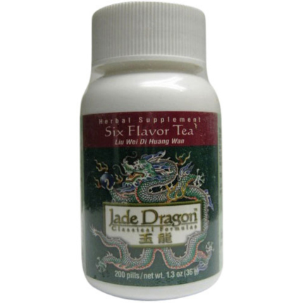 Jade Dragon Liu Wei Di Huang Wan (Six Flavor Tea) 200 teapills