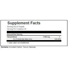 Jade Dragon - Shou Wu Wan (Nourish Hair) - 200 teapills