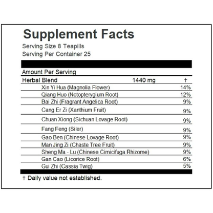 Jade Dragon - Pe Min Gan Wan (Seasonal Allergies) - 200 teapills