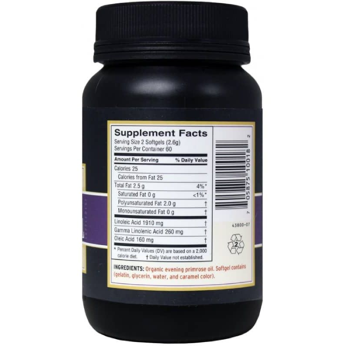 Barlean's Organic Oils - Evening Primrose Oil - 120 softgels