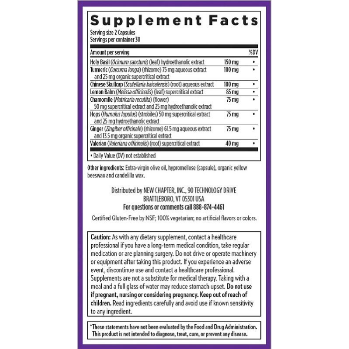 New Chapter - Zyflamend Nighttime - 60 tabs