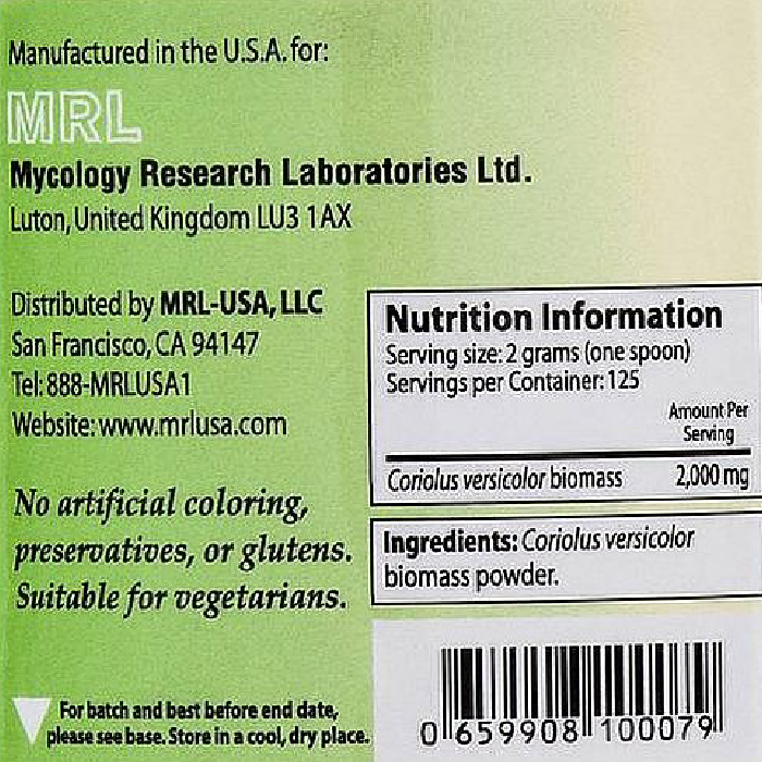 MRL - Coriolus MRL - 250 grams