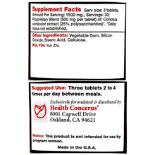 Health Concerns - Coriolus PS - 90 tabs