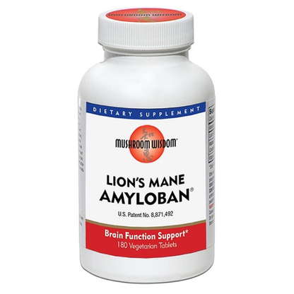 Mushroom Wisdom Lion's Mane Amyloban 180 vtabs