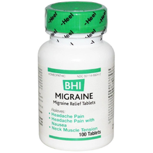 BHI Homeopathics Migraine Relief 100 tabs