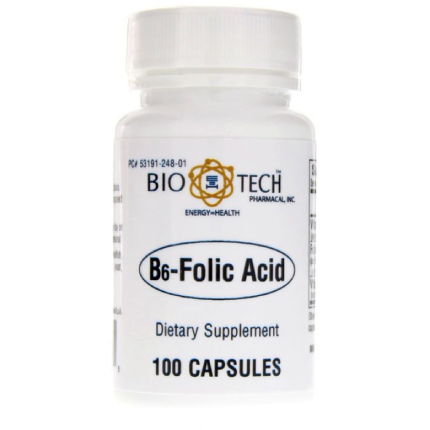 Bio-Tech Pharmacal B6-Folic Acid 100 caps