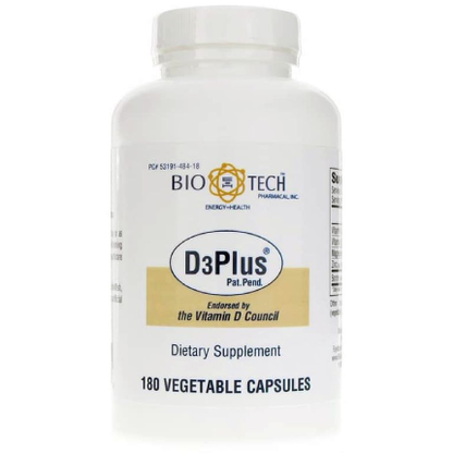 Bio-Tech Pharmacal D3 Plus 180 caps