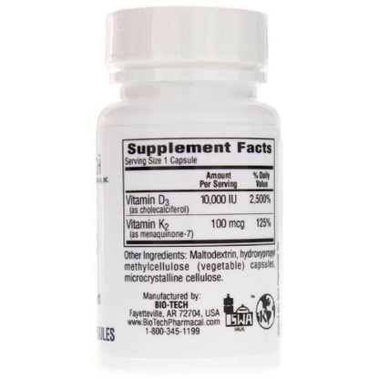 Bio-Tech Pharmacal - D3-K2 - 120 caps