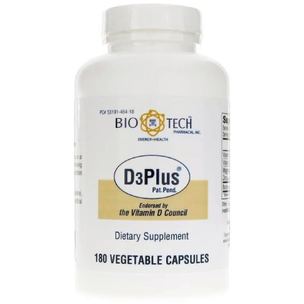 Bio-Tech Pharmacal D3 Plus 60 caps