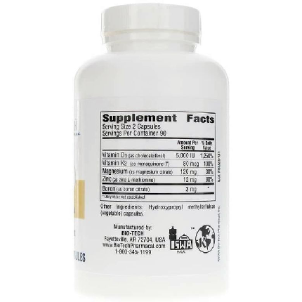 Bio-Tech Pharmacal - D3 Plus - 60 caps