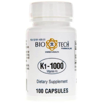 Bio-Tech Pharmacal K1-1000 (Vitamin K1) 100 caps