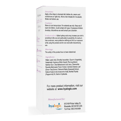 Hyalogic - Lactic Acid Exfoliating Serum - 1 oz