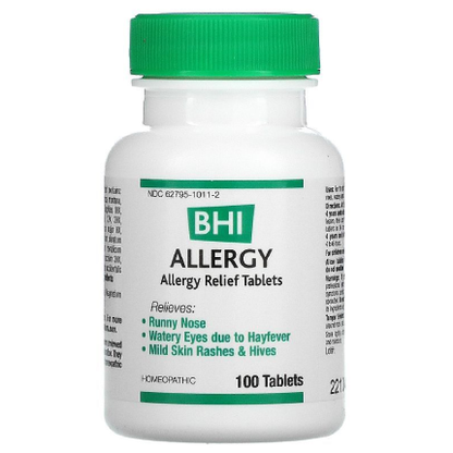 BHI Homeopathics Allergy Relief 100 tabs