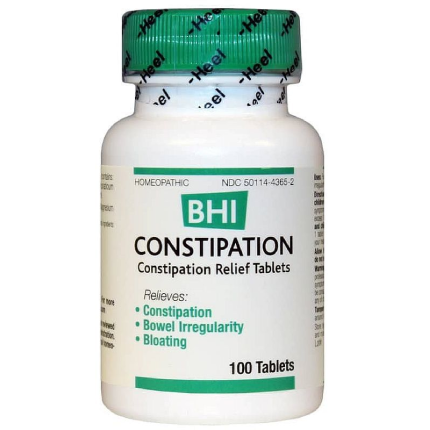 BHI Homeopathics Constipation Relief 100 tabs