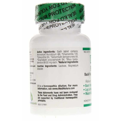 BHI Homeopathics - Back Pain Relief - 100 tabs