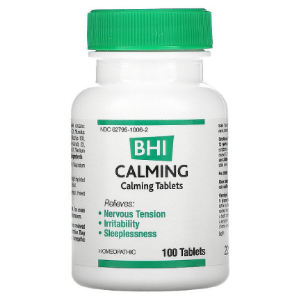 BHI Homeopathics Calming 100 tabs
