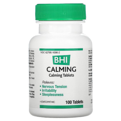 BHI Homeopathics Calming 100 tabs